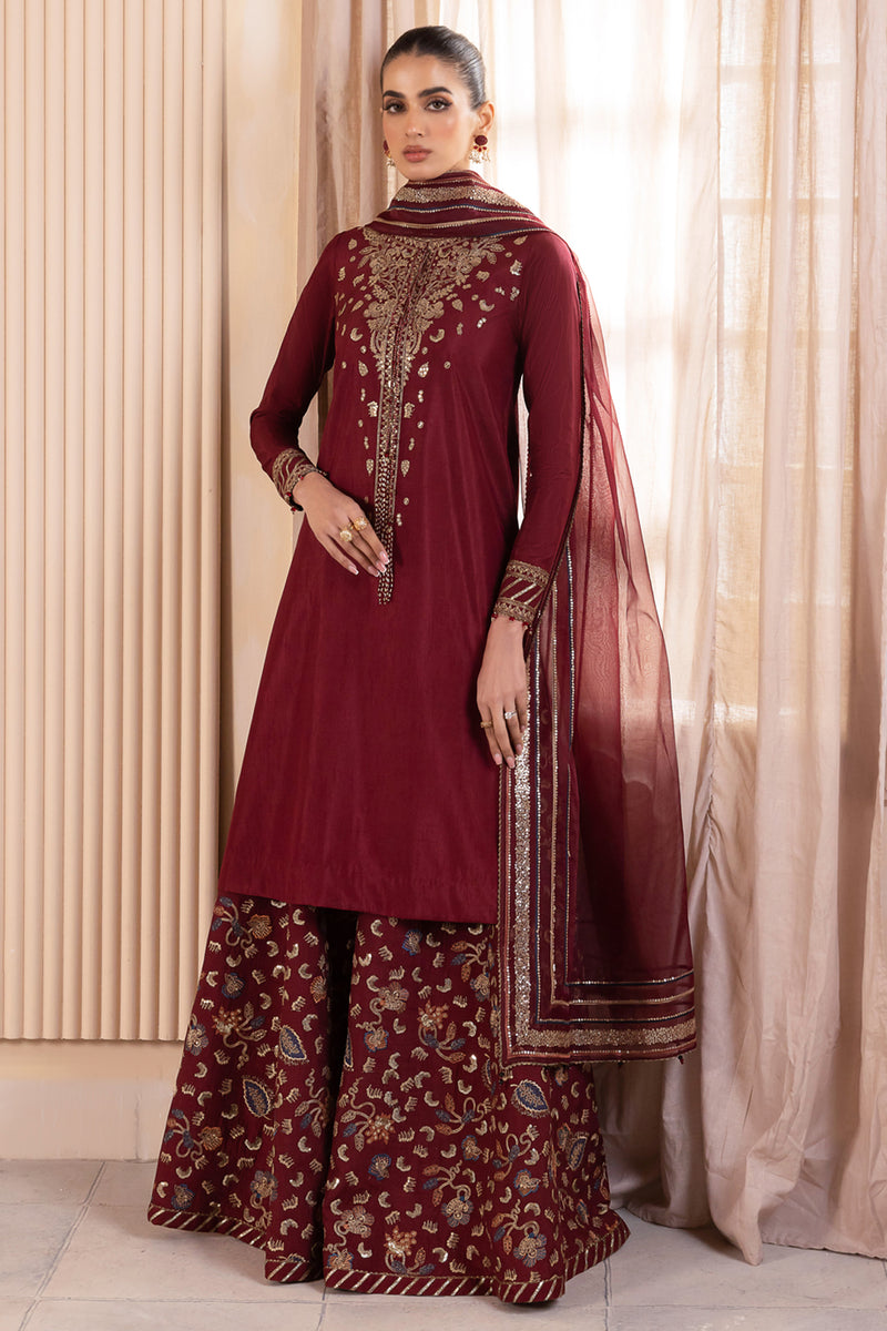 Jazmin | Formals Collection | RAW SILK UR-7016 - Pakistani Designer Dress - by Jazmin | Type: Formal - 100% Original at Saira Sultan