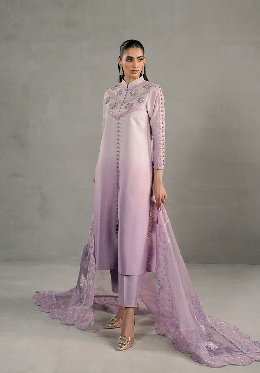 Zarqash | Silk Edit | ZQS 011 ELENA S Lilac Raw Silk