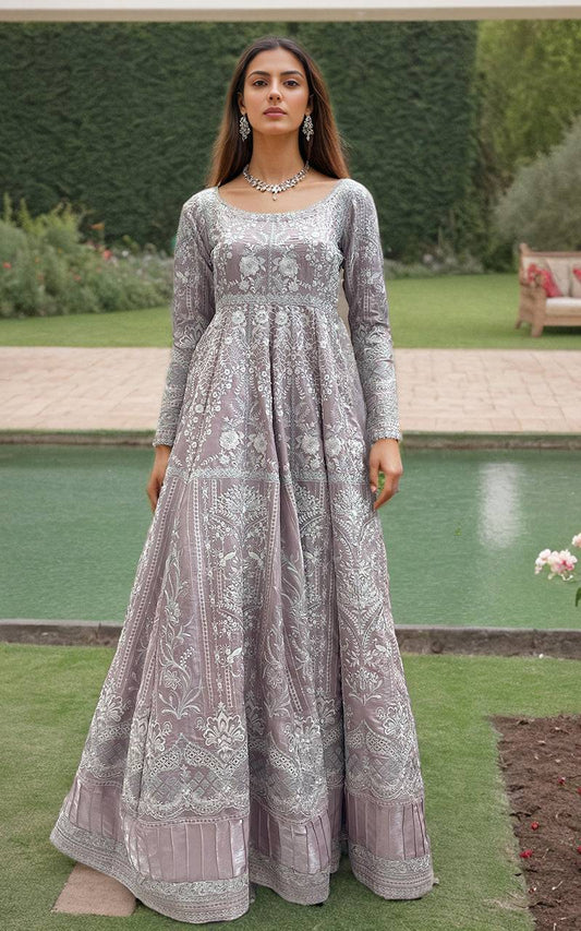 Threads and Motifs | Formal Dresses 25 | Embroidered Maxi - Pakistani Designer Dress - by Threads and Motifs - Type : Ladies Clothes - 100% Original at Saira Sultan