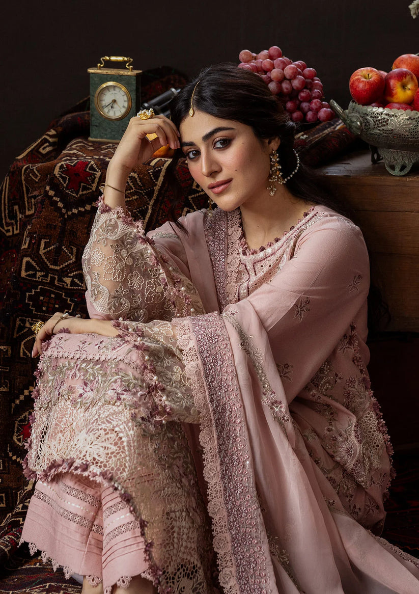 Kahf Premium | Kahf Karandi 25 | KKH-08 ROSABELLE - Pakistani Designer Dress - by Kahf Premium - Type : Ladies Clothes - 100% Original at Saira Sultan
