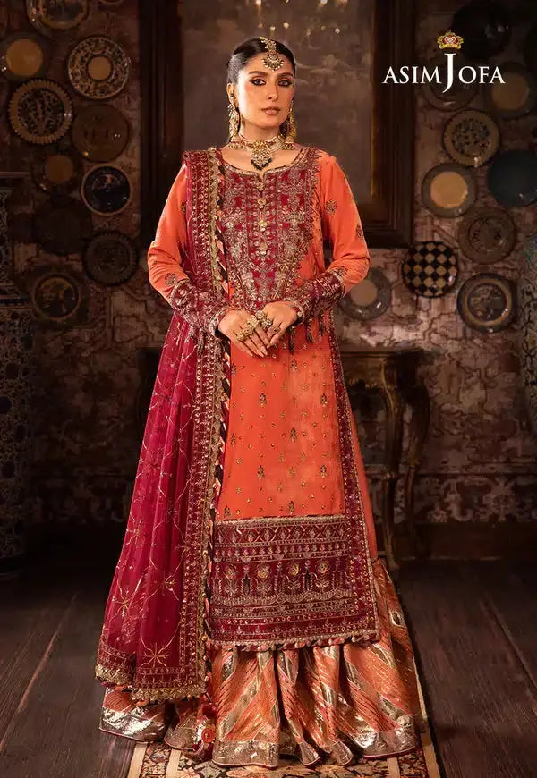 Asim Jofa | Makhmal Wedding Velvet 23 | AJMM-01 - Pakistani Designer Dress - by Asim Jofa | Type: Bridal - 100% Original at Saira Sultan