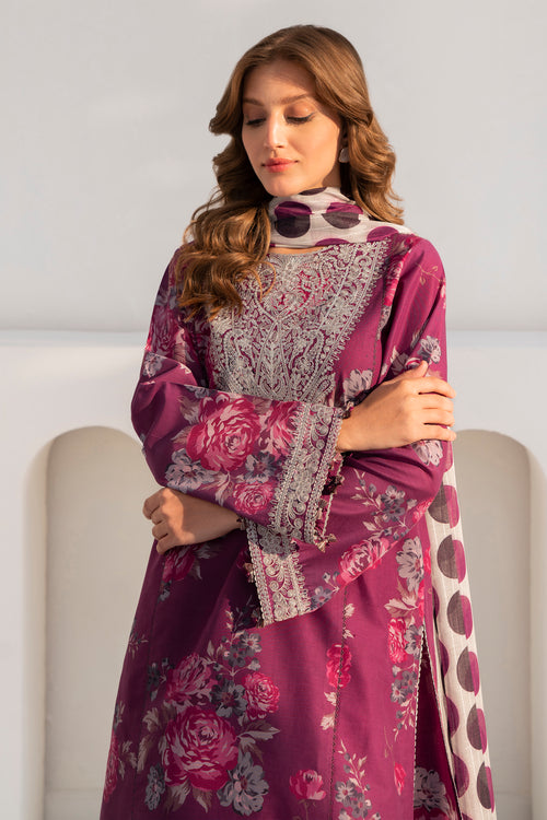 Jazmin | Ready to Wear 25 | RTW-1068 M Wine Lawn