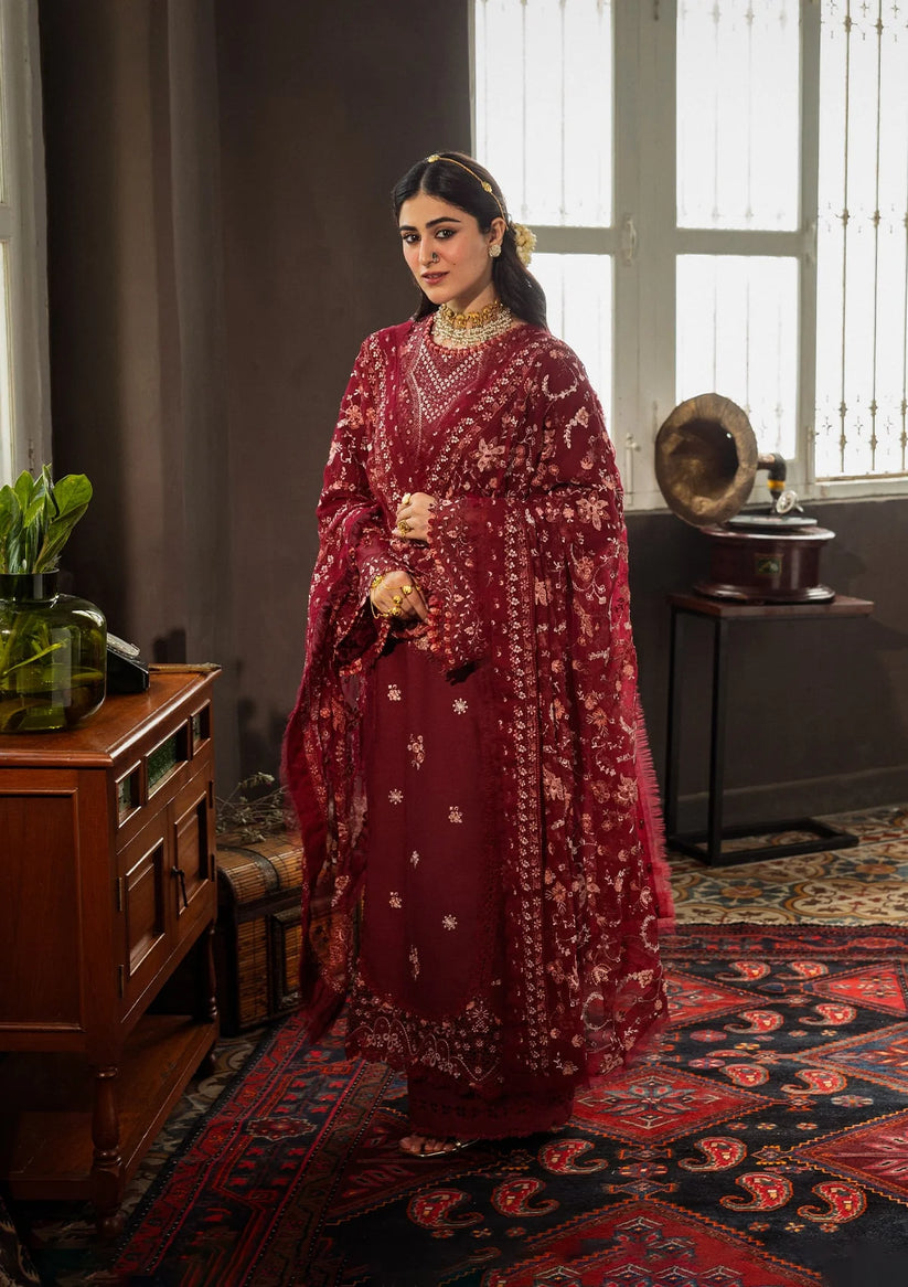 Kahf Premium | Kahf Karandi 25 | KKH-03 ROSELITH - Pakistani Designer Dress - by Kahf Premium - Type : Ladies Clothes - 100% Original at Saira Sultan
