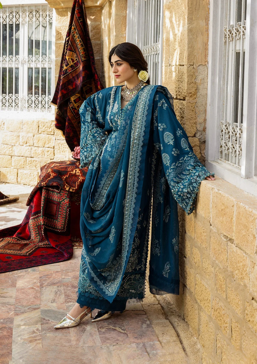 Kahf Premium | Kahf Karandi 25 |KKH-05 CYARA - Pakistani Designer Dress - by Kahf Premium - Type : Ladies Clothes - 100% Original at Saira Sultan
