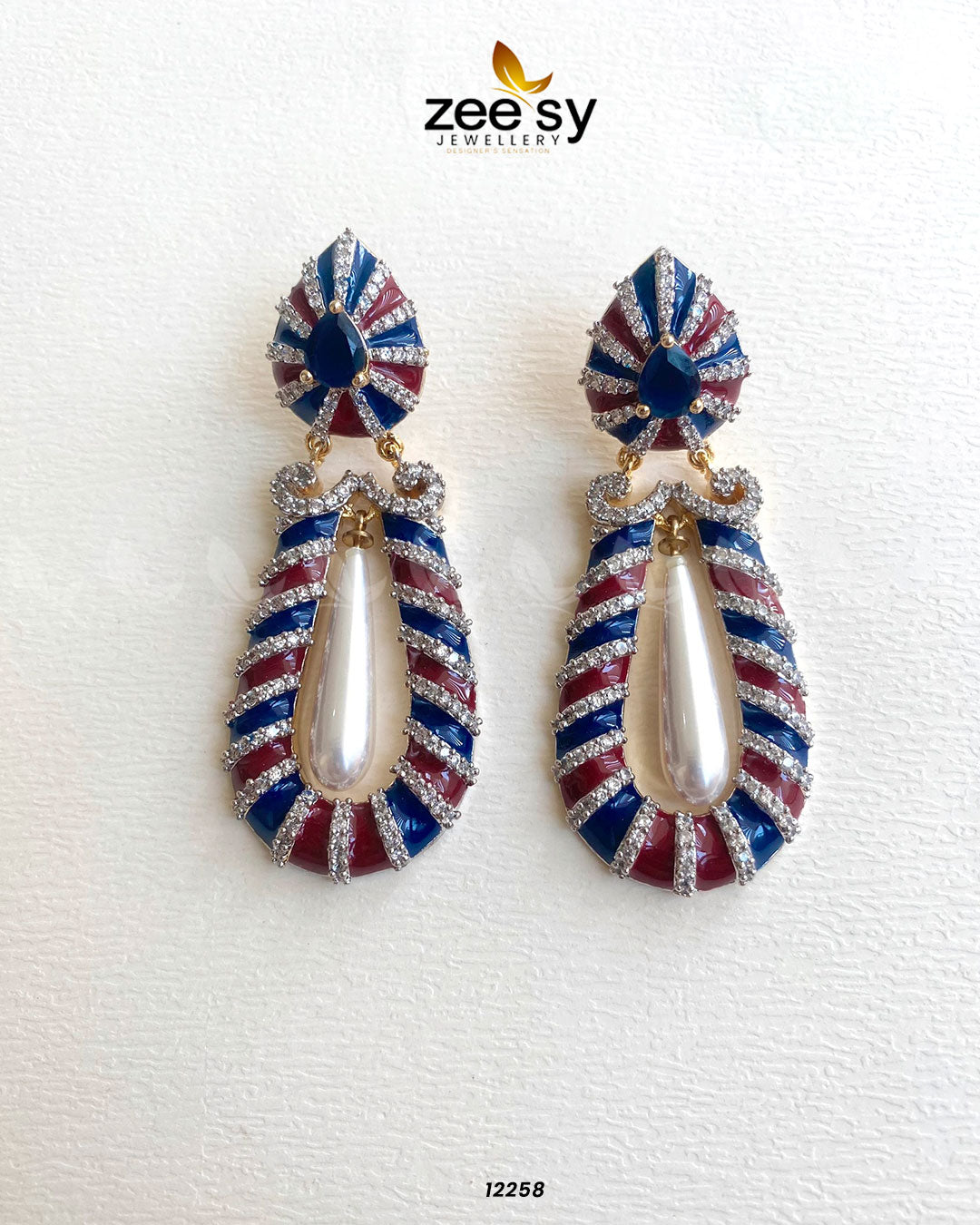 Earrings-0571 Blue