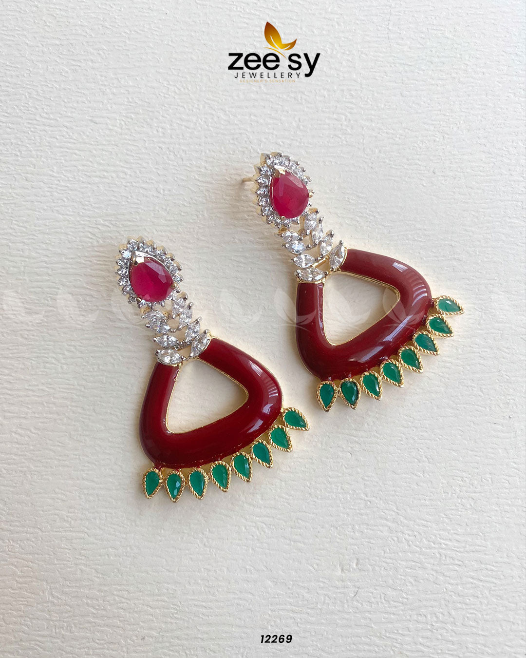 Earrings-0586 Ruby