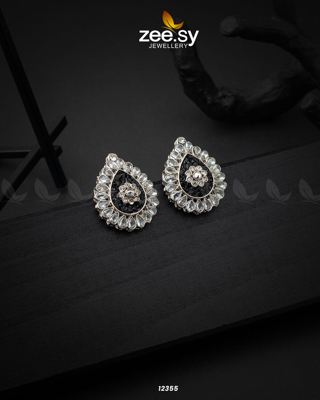 Turkish Earrings Black