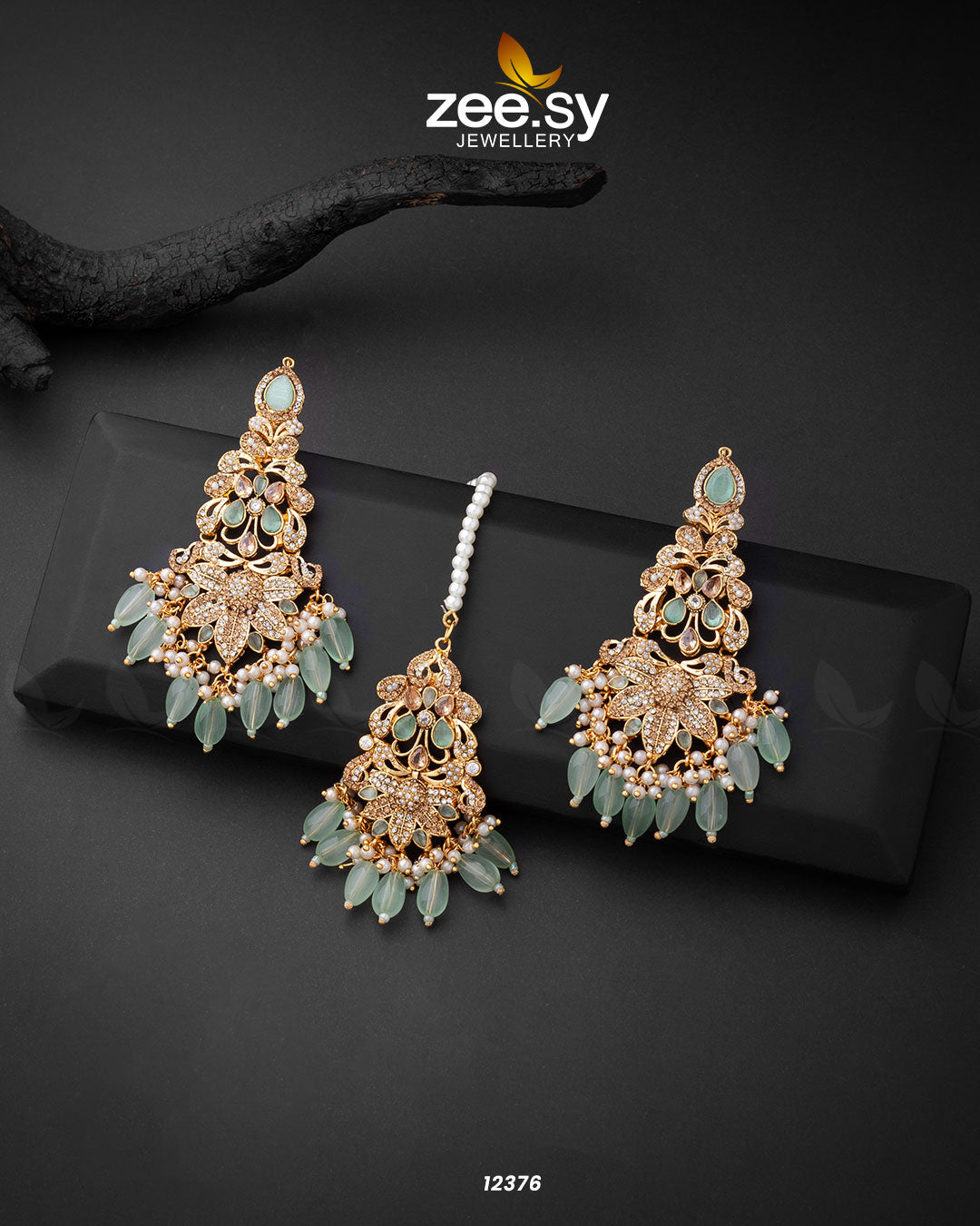 Sarah's Earrings Mint Green