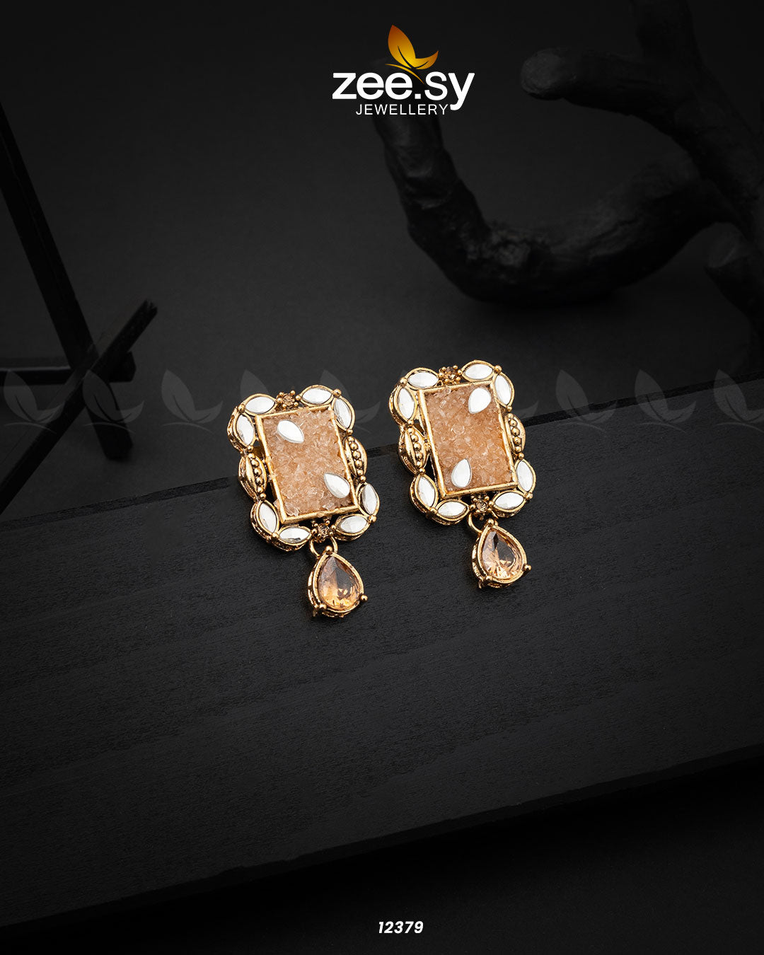 Ethereal Earrings Champagne