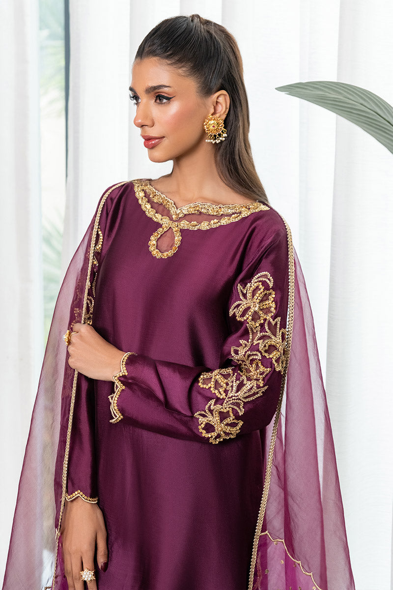 Chic Ophicial | Celenia Pret | Java Plum M Plum Sheesha Silk