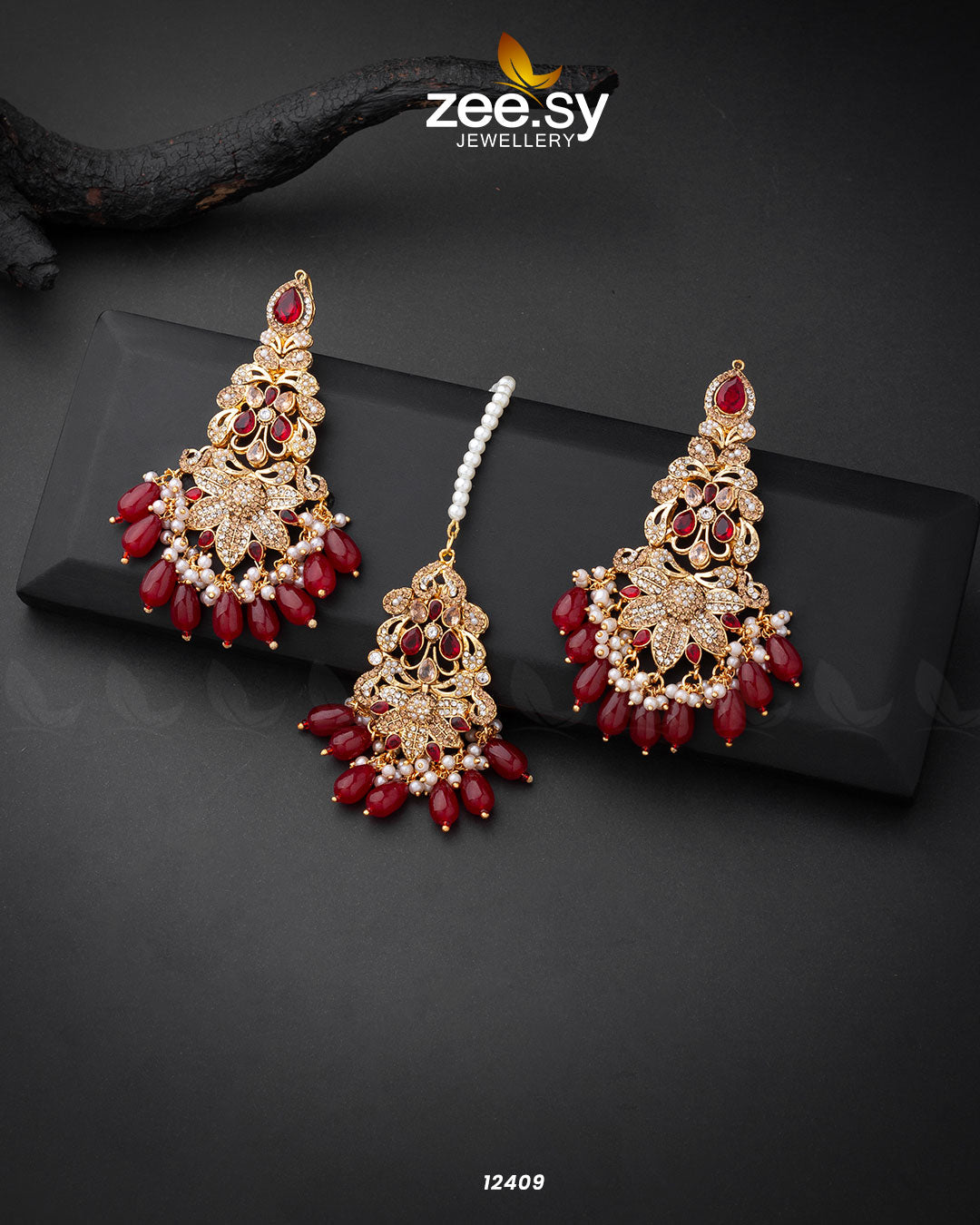 Sarah's Earrings Red