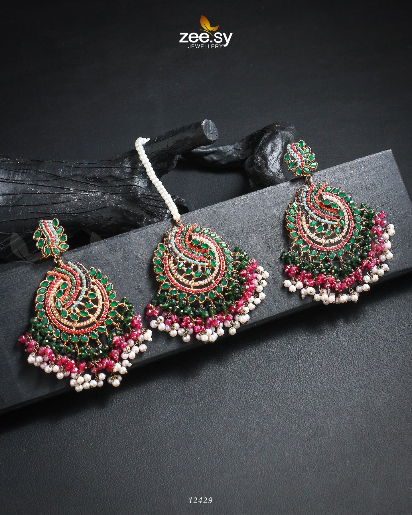 Radiance Earrings Green