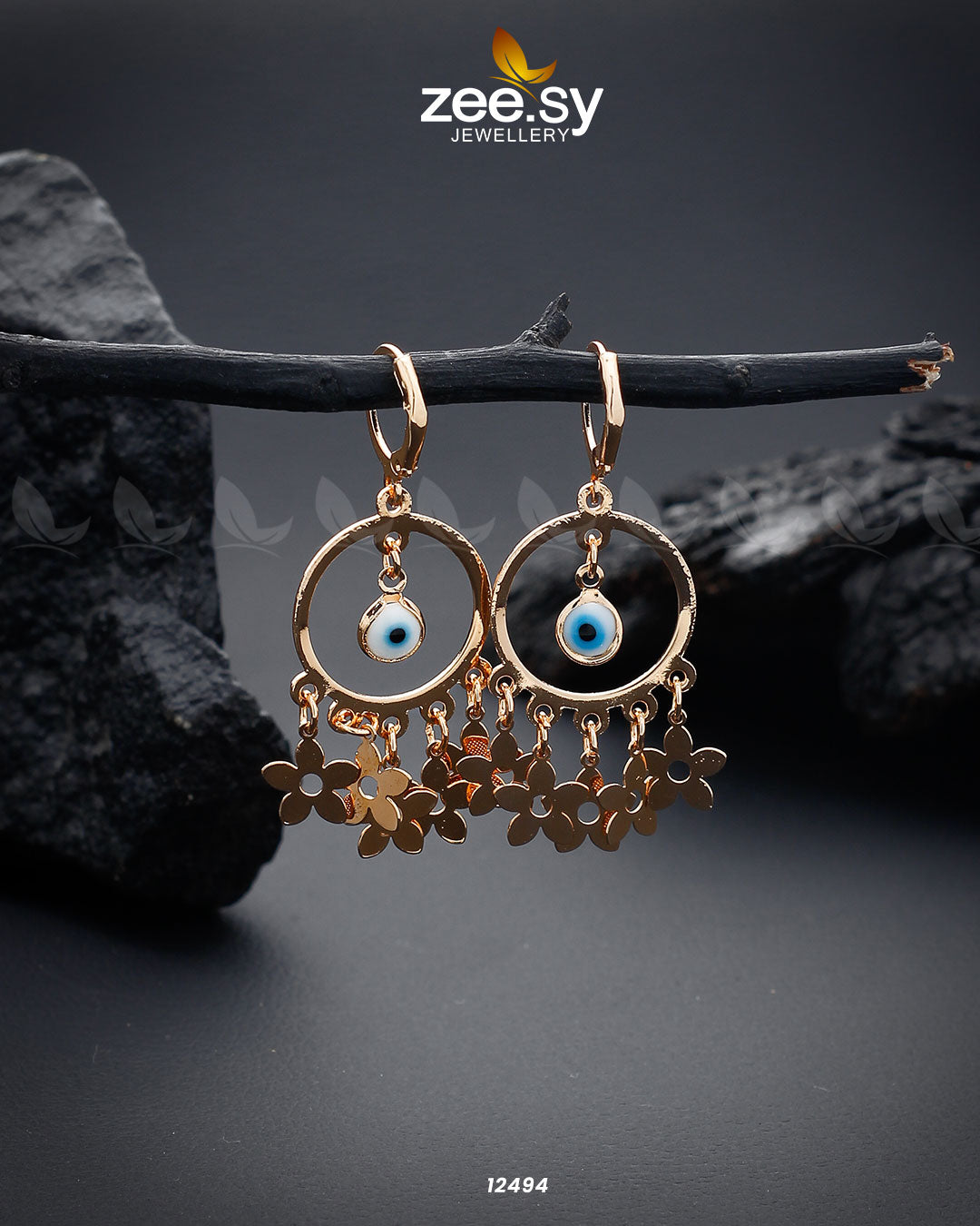 Translucent Earrings Sky Blue