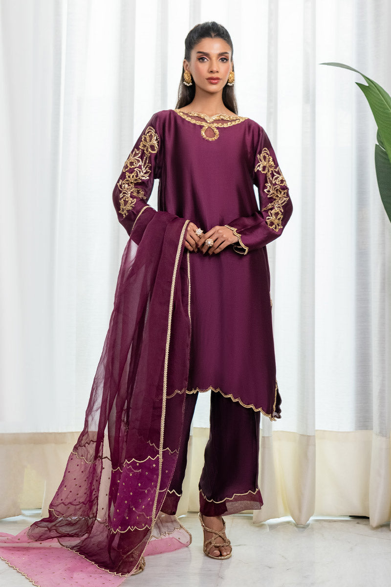 Chic Ophicial | Celenia Pret | Java Plum XL Plum Sheesha Silk