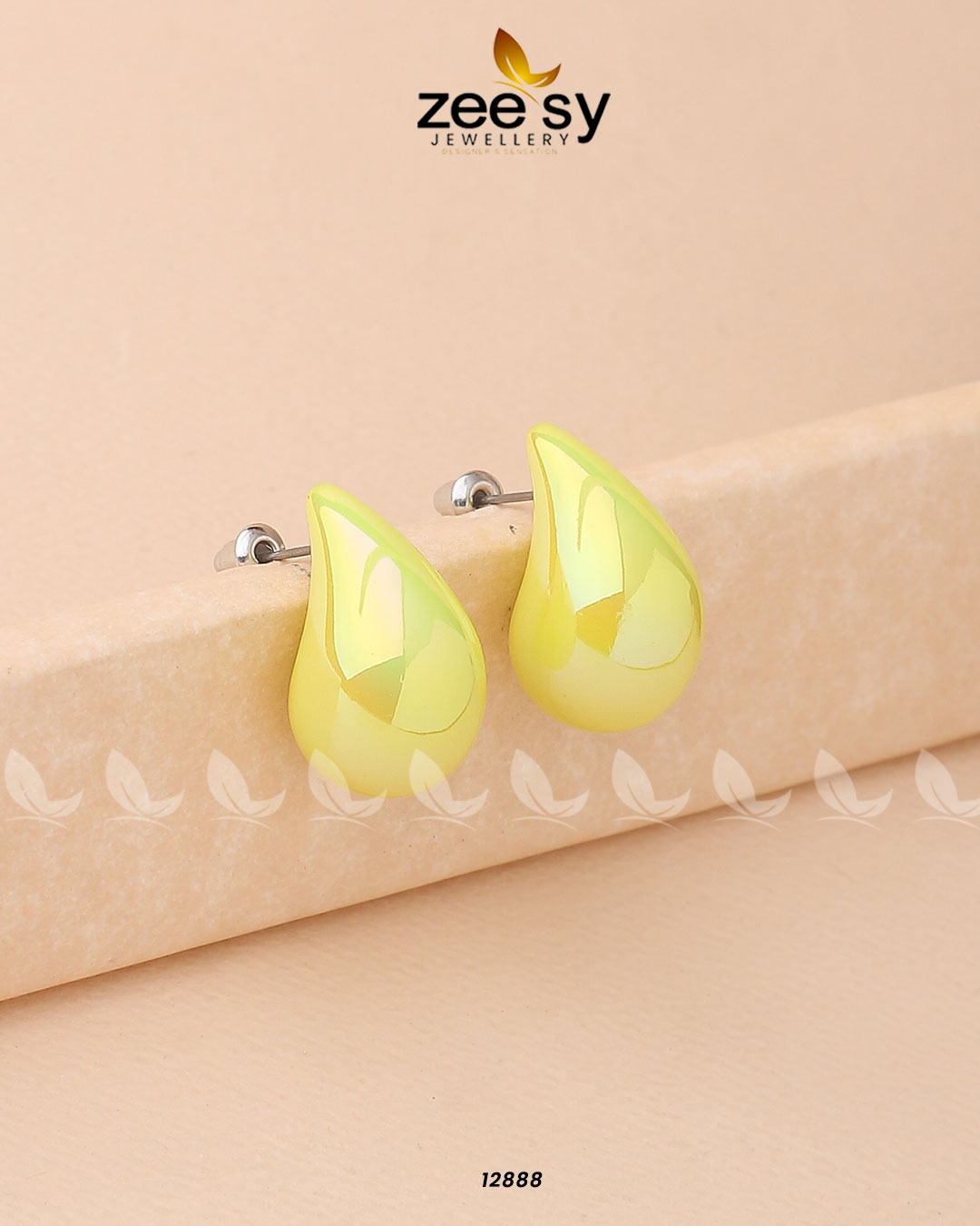 Clarkia Earrings Yellow