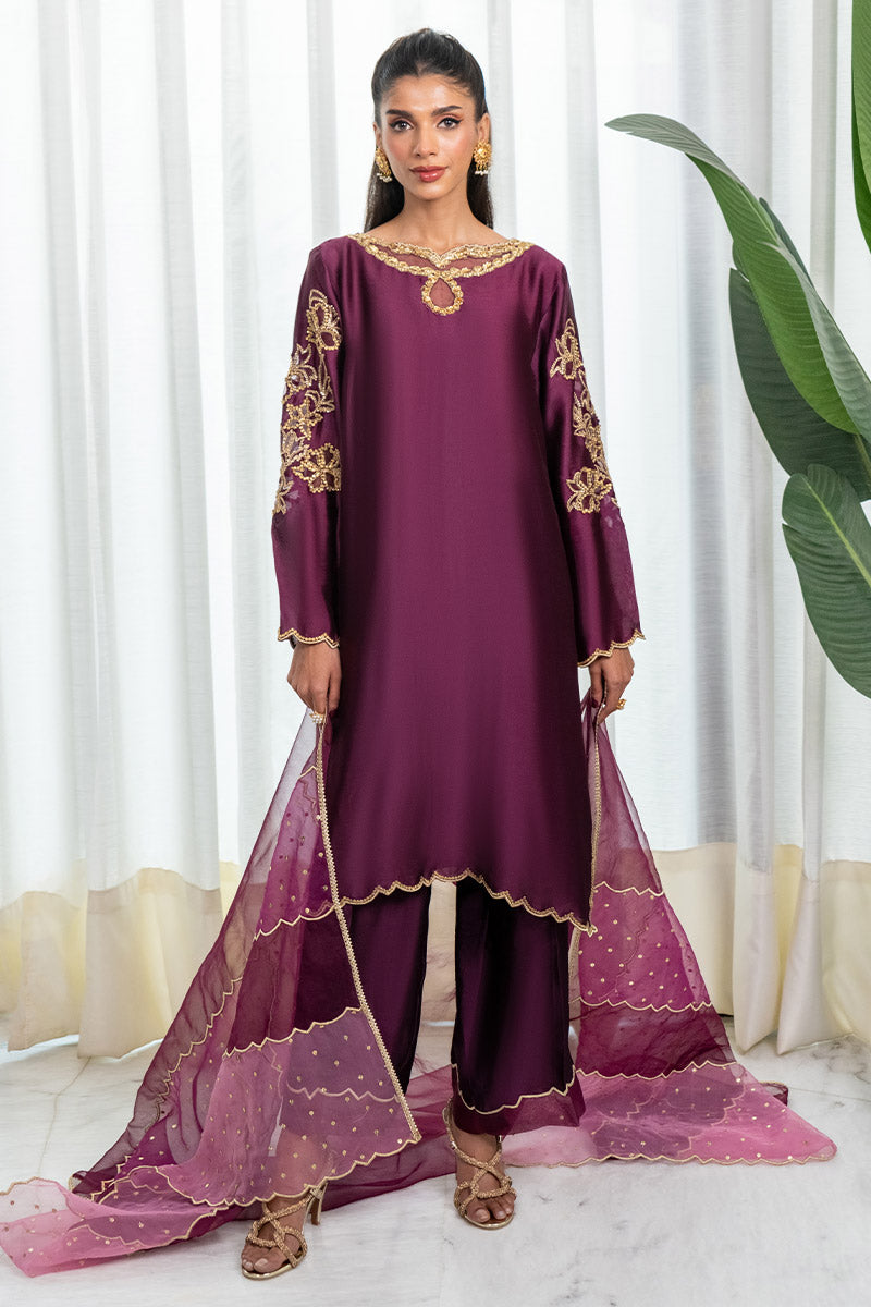 Chic Ophicial | Celenia Pret | Java Plum XS Plum Sheesha Silk