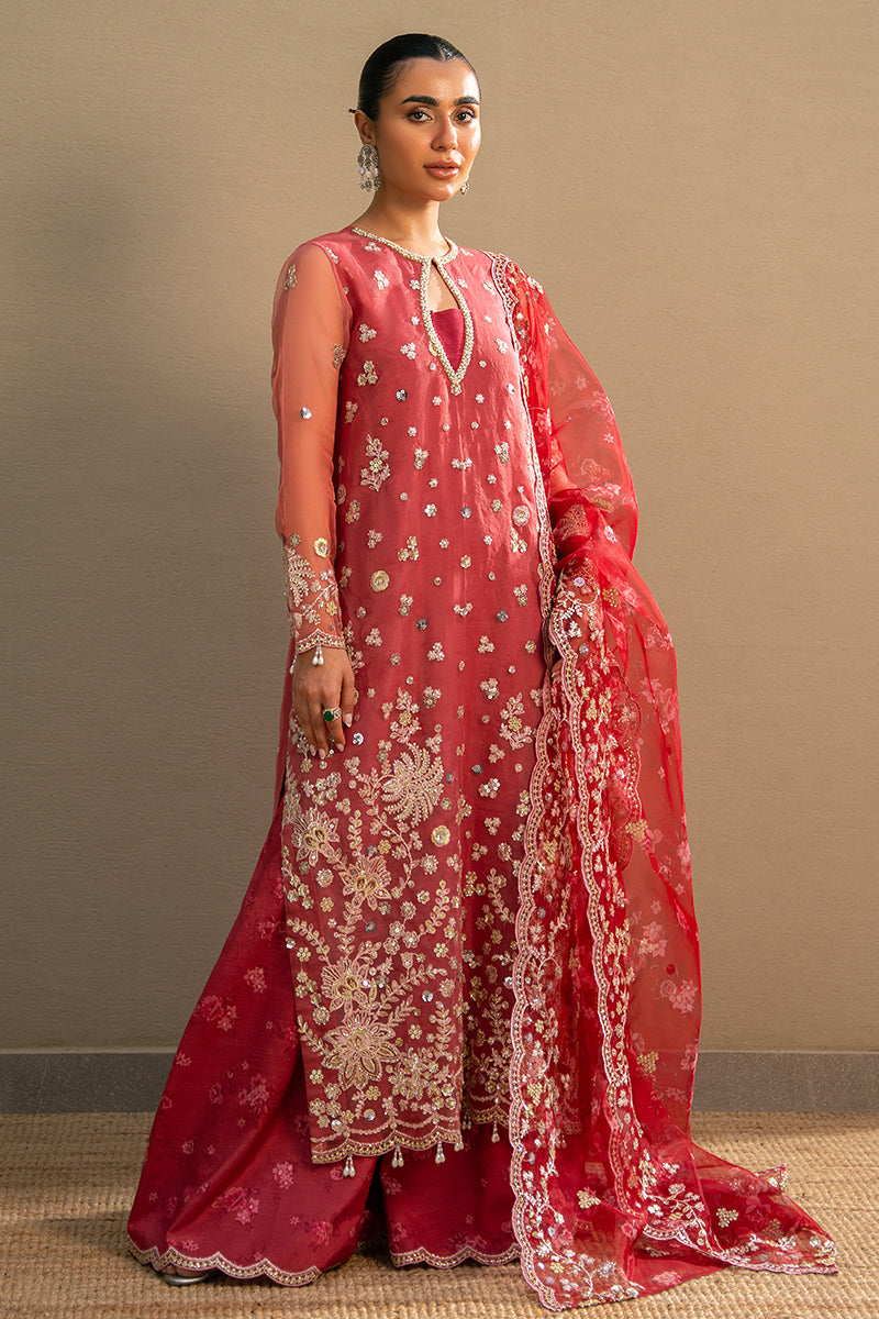 Cross Stitch | Wedding Collection 24 | CRIMSON FIRE - Pakistani Designer Dress - by Cross Stitch | Type: Formal - 100% Original at Saira Sultan