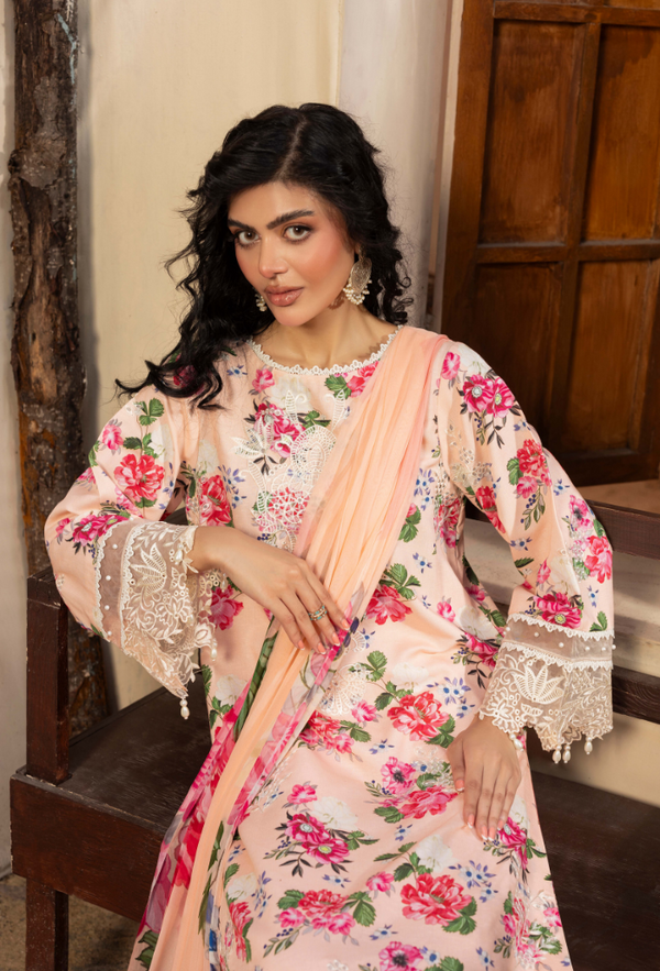 Humdum | Zaiba 25 | D01 - Pakistani Designer Dress - by Humdum - Type : Ladies Clothes - 100% Original at Saira Sultan