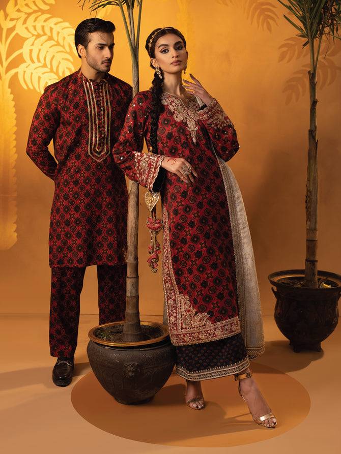 Faiza Faisal | Signature Pret Eid Edit |Carina - Pakistani Designer Dress - by Faiza Faisal | Type: Luxury - 100% Original at Saira Sultan