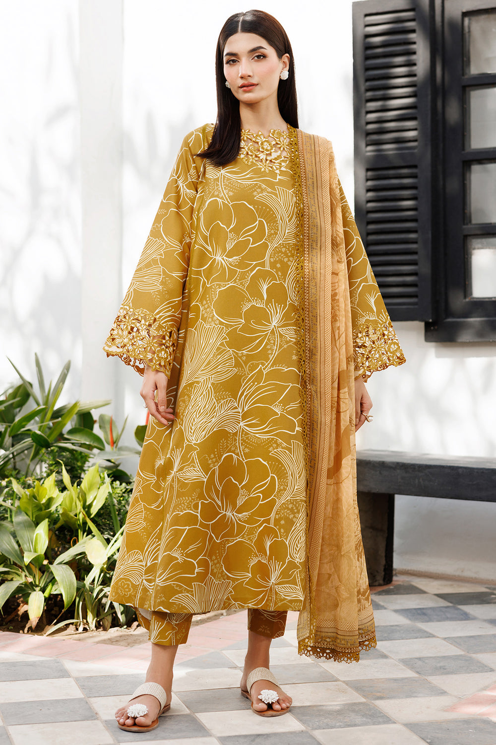 Farasha | Printed Essentials | Dune Aura - Pakistani Designer Dress - by Farasha - Type : Ladies Clothes - 100% Original at Saira Sultan