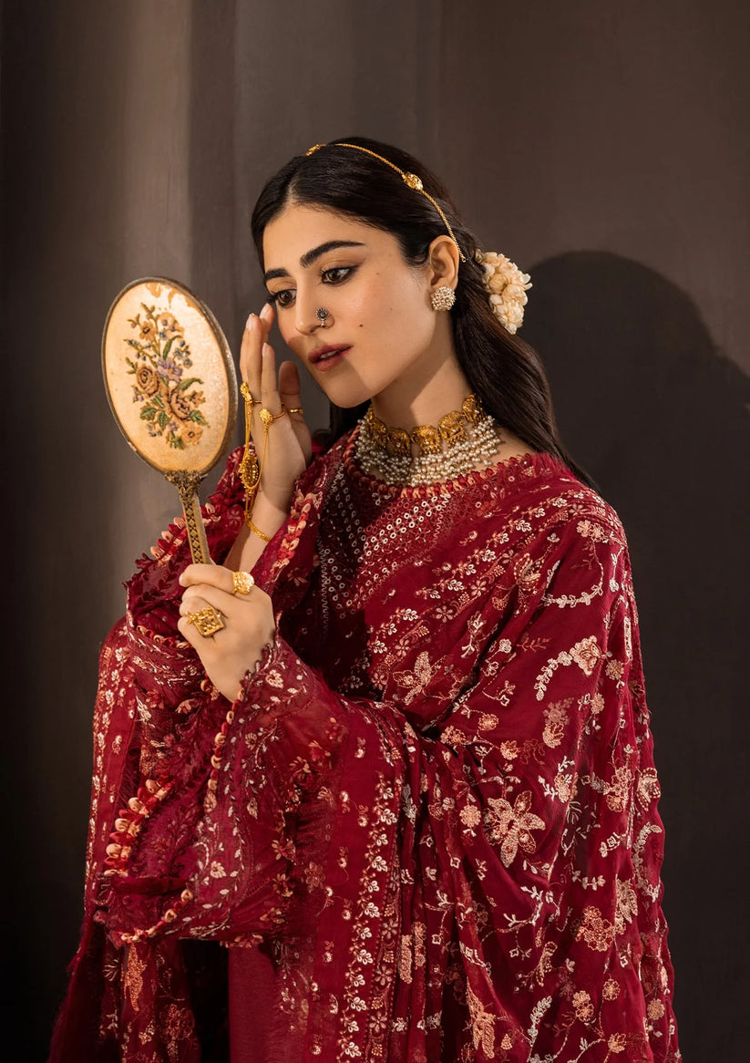 Kahf Premium | Kahf Karandi 25 | KKH-03 ROSELITH - Pakistani Designer Dress - by Kahf Premium - Type : Ladies Clothes - 100% Original at Saira Sultan