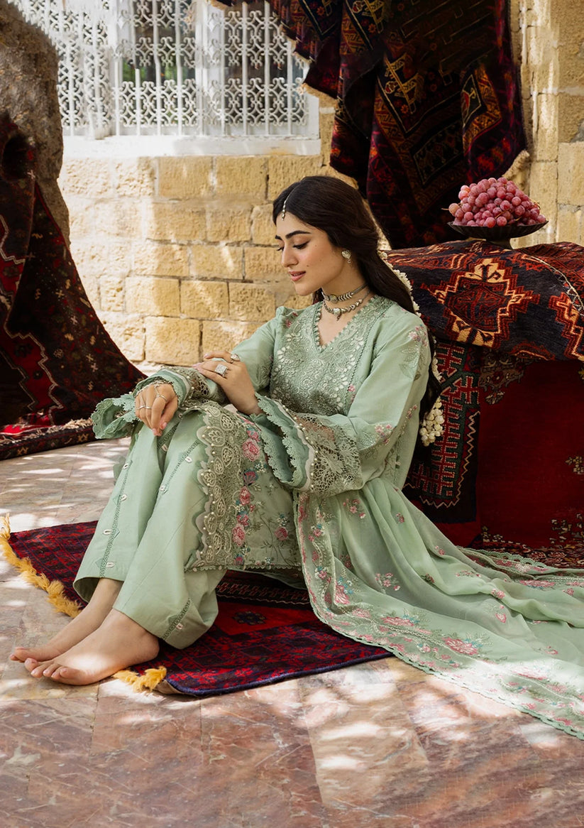 Kahf Premium | Kahf Karandi 25 | KKH-01 PRIMROSE - Pakistani Designer Dress - by Kahf Premium - Type : Ladies Clothes - 100% Original at Saira Sultan