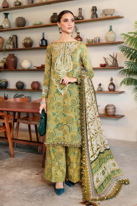 Maria B | M Prints 25 | MPT-2513-B XS Mustard Lawn