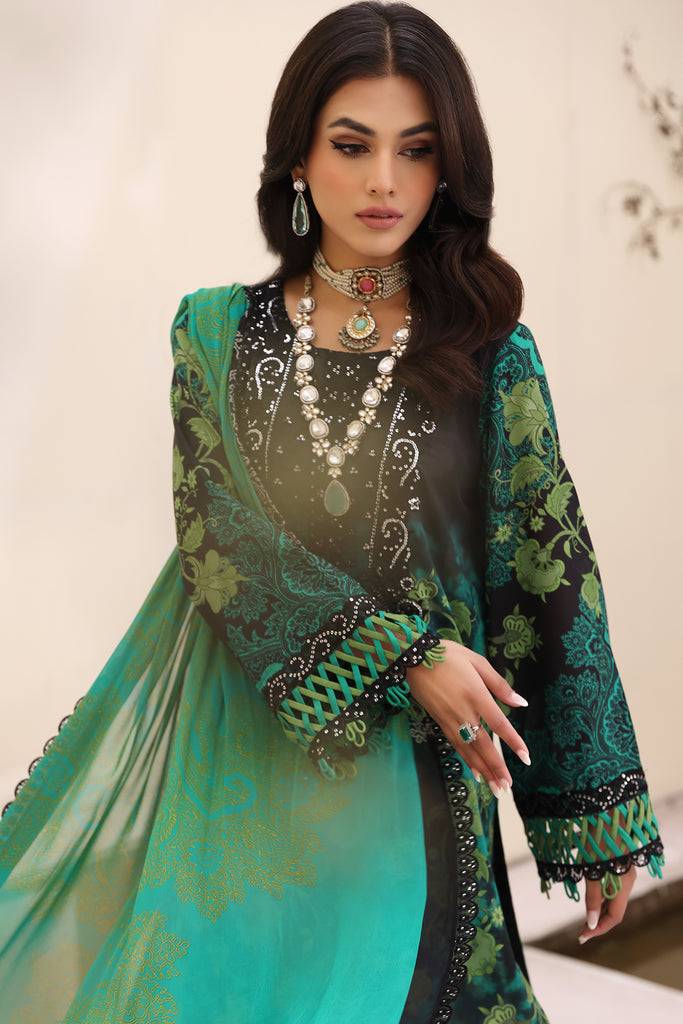 Charizma | Naranji Embroidered Lawn 24 | CN4-007 - Pakistani Designer Dress - by Charizma | Type: Luxury - 100% Original at Saira Sultan