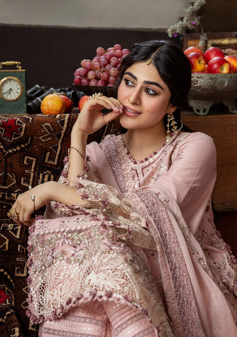 Kahf Premium | Kahf Karandi 25 | KKH-08 ROSABELLE - Pakistani Designer Dress - by Kahf Premium - Type : Ladies Clothes - 100% Original at Saira Sultan