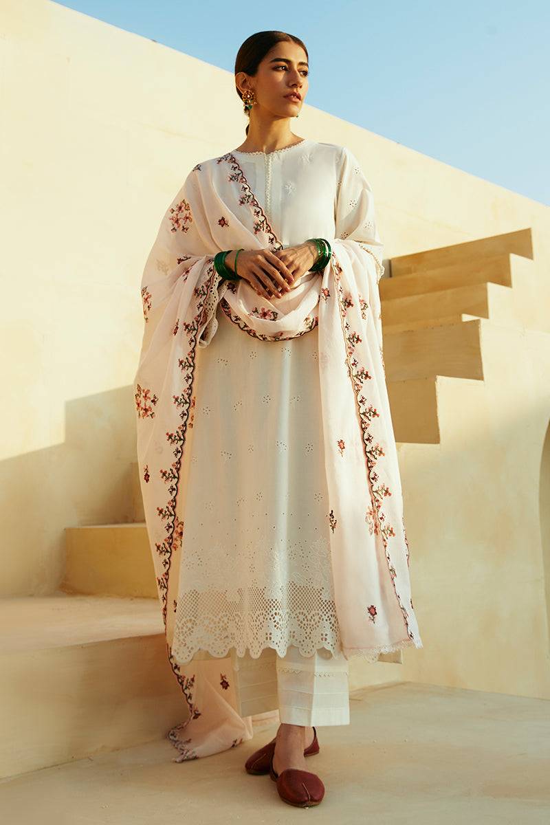 Cross Stitch | Premium Lawn 24 | PASTEL PINK - Pakistani Designer Dress - by Cross Stitch | Type: Formal - 100% Original at Saira Sultan