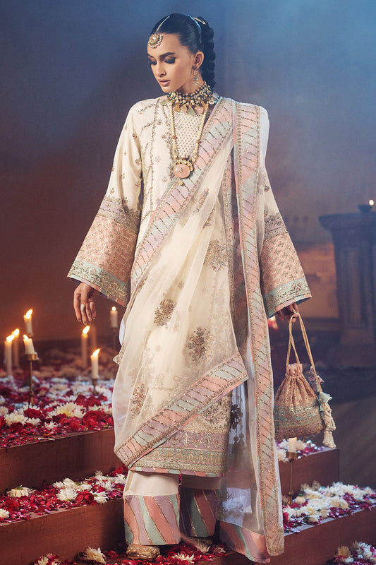 AJR Couture | The Silk Edition 25 | CHANDNI XS Off White Raw Silk