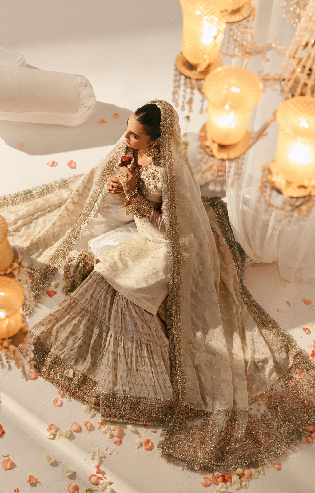Inayat | Mehrma Luxury Pret 25 | Gulnar - Pakistani Designer Dress - by Inayat - Type : Ladies Clothes - 100% Original at Saira Sultan