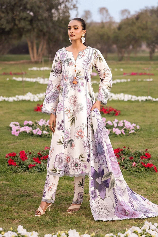 Alizeh | Sheen Lawn Prints 24 | TUBEROSE - Pakistani Designer Dress - by Alizeh | Type: Casuals - 100% Original at Saira Sultan