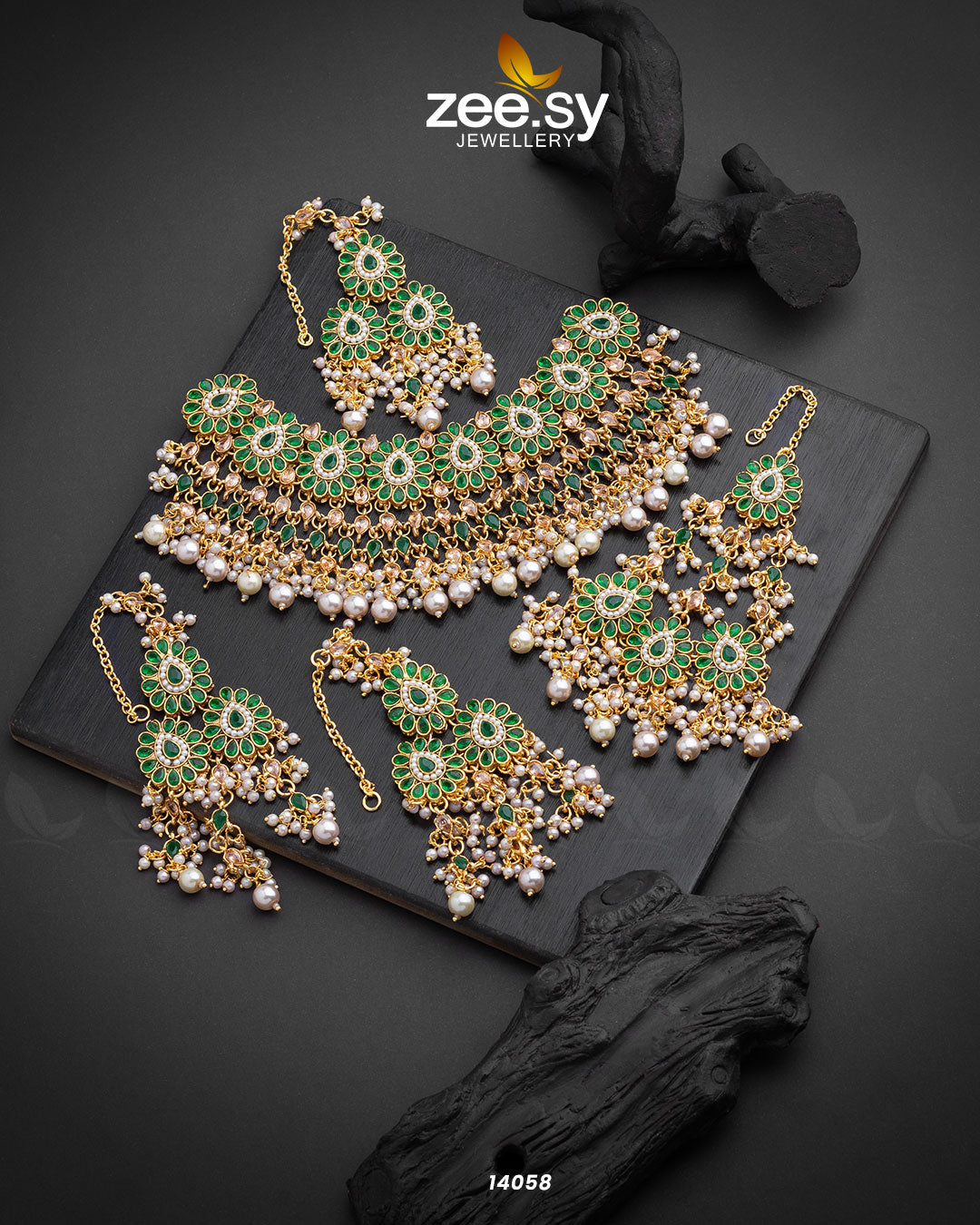 Arzoo Bridal Set Green