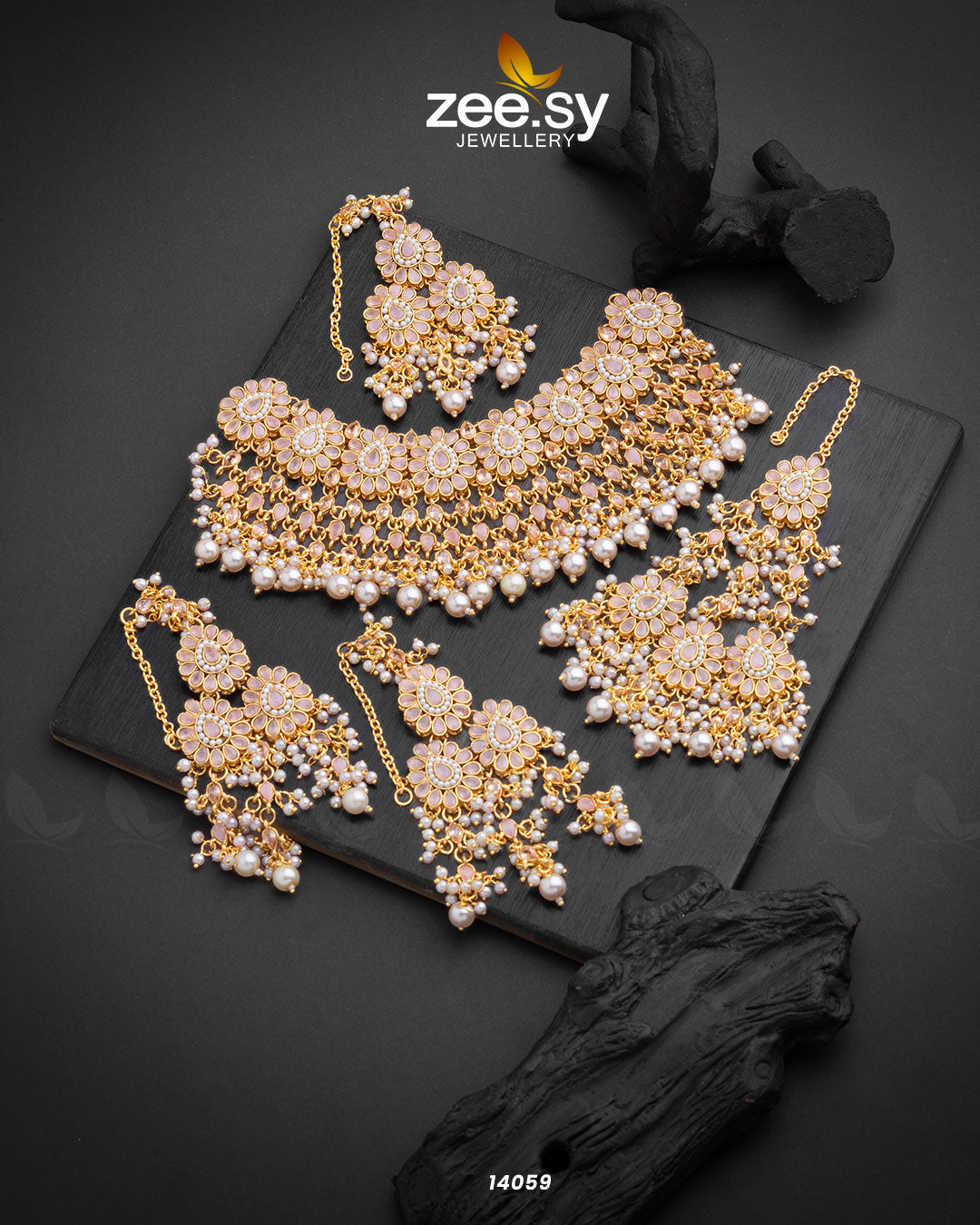 Arzoo Bridal Set Pink