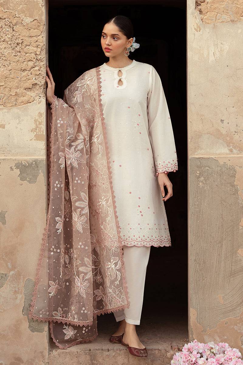 Cross Stitch | Premium Lawn 24 | SPECKLE MESH - Pakistani Designer Dress - by Cross Stitch | Type: Formal - 100% Original at Saira Sultan