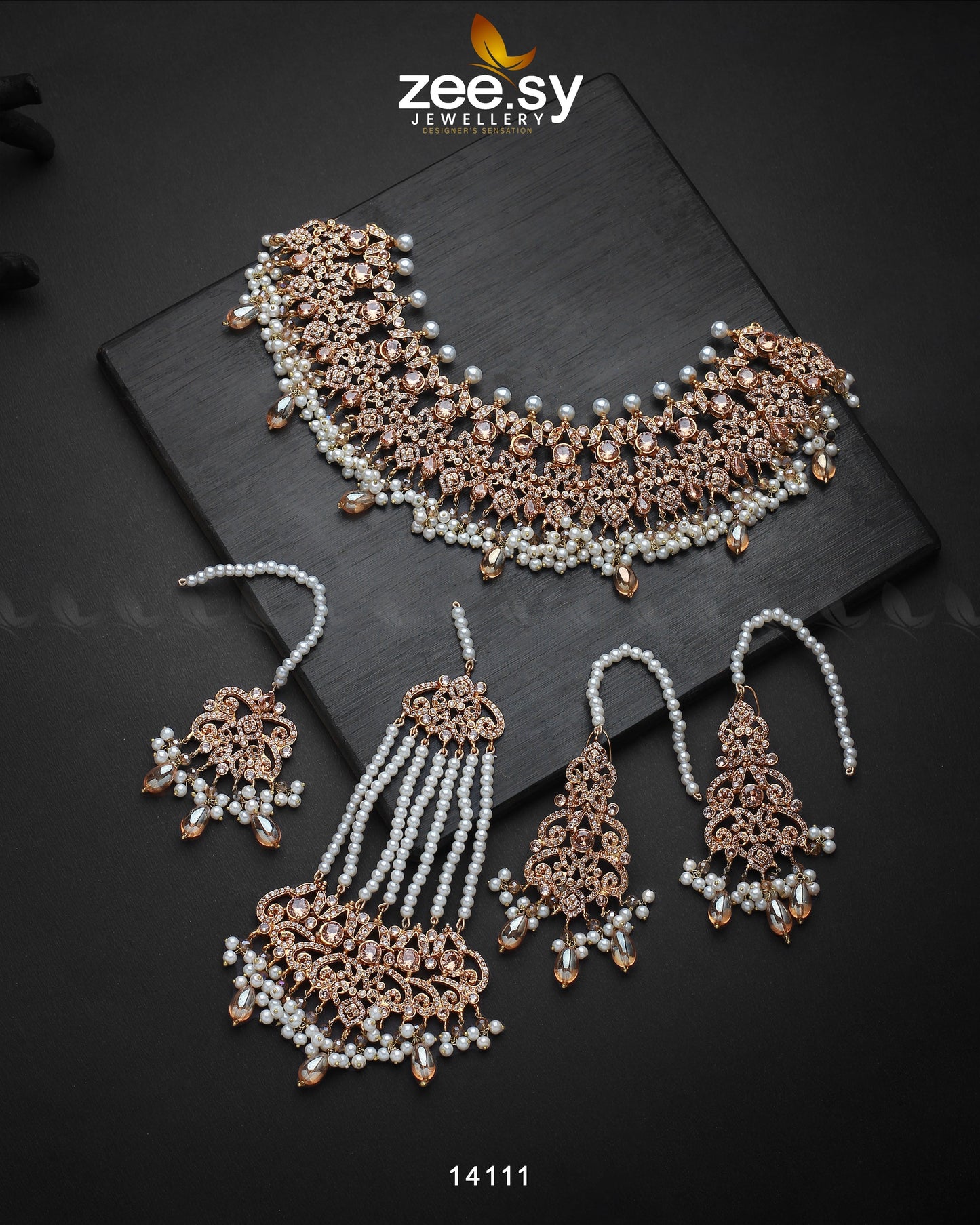 Mahira Bridal Set Champagne