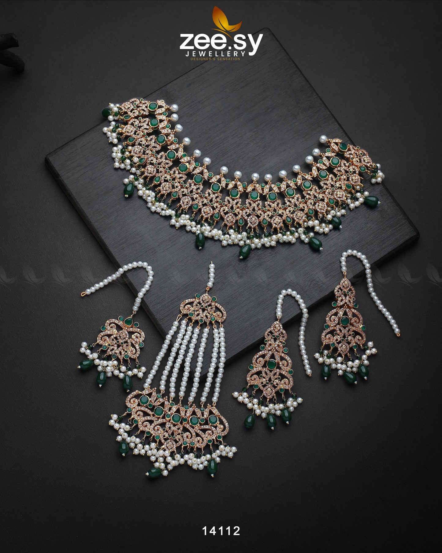 Mahira Bridal Set Green
