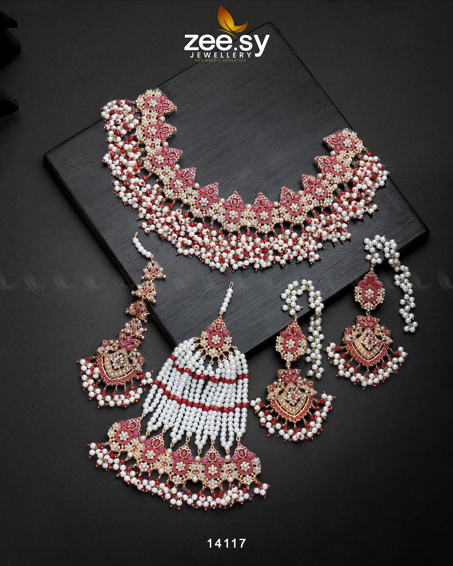 Aurum Bridal Set Red