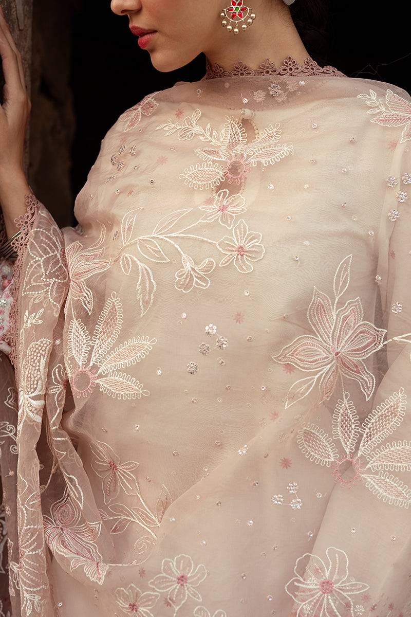 Cross Stitch | Premium Lawn 24 | SPECKLE MESH - Pakistani Designer Dress - by Cross Stitch | Type: Formal - 100% Original at Saira Sultan