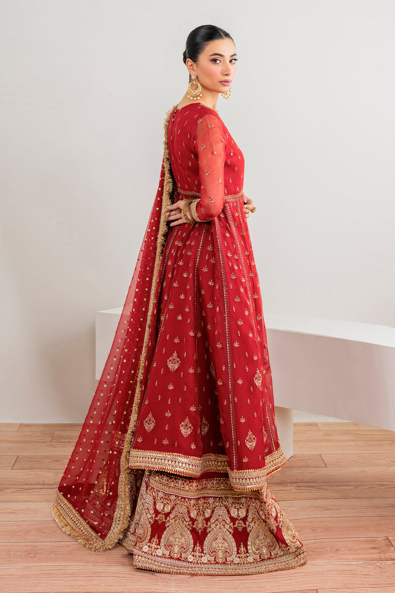 Baroque | Formal Collection | CHIFFON UF-688 S Red Chiffon