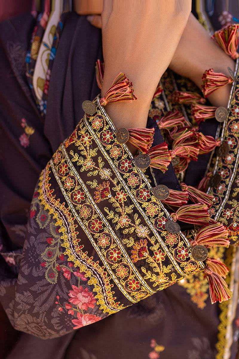 Cross Stitch | Eid Lawn 24 | GRAVEL - Pakistani Designer Dress - by Cross Stitch | Type: Luxury - 100% Original at Saira Sultan