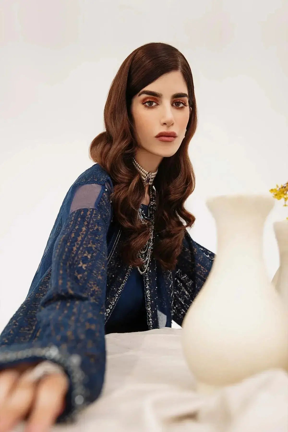 Mina Kashif | Ala Mode Luxury Formals 23 | Maya - Pakistani Designer Dress - by Mina Kashif | Type: Luxury - 100% Original at Saira Sultan