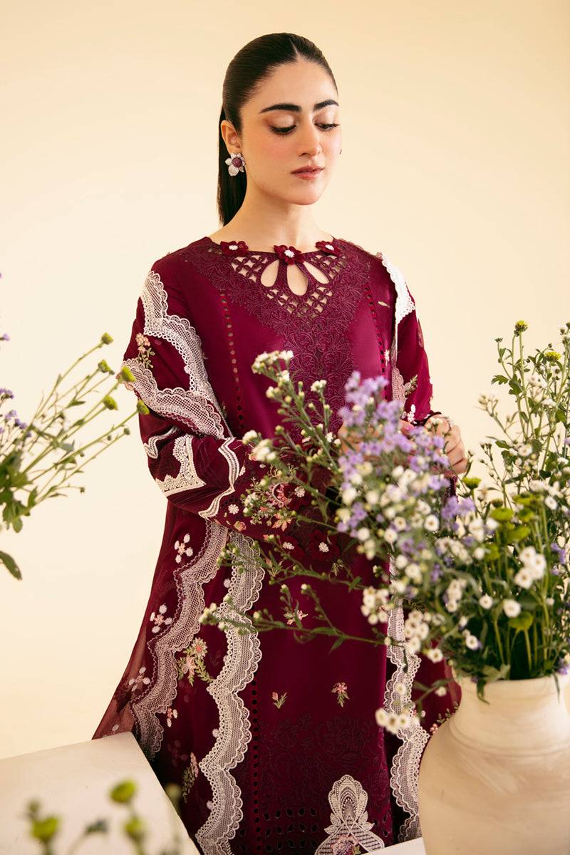 Qalamkar | Qlinekari Luxury Lawn | SQ-11 ZENAL - Pakistani Designer Dress - by Qalamkar | Type: Luxury - 100% Original at Saira Sultan