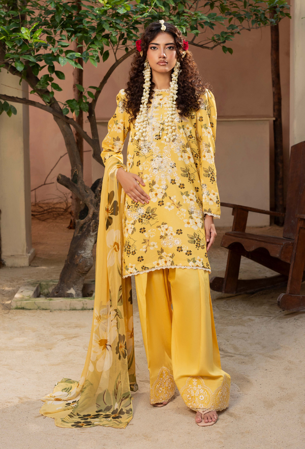 Humdum | Zaiba 25 | D03 - Pakistani Designer Dress - by Humdum - Type : Ladies Clothes - 100% Original at Saira Sultan