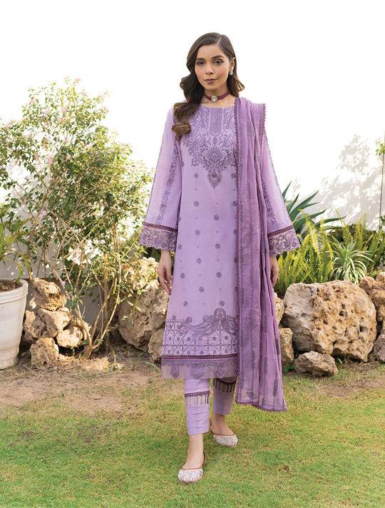 Iznik | Lawnkari 24 | UE-148 SOFT SWARD - Pakistani Designer Dress - by Iznik | Type: Formal - 100% Original at Saira Sultan