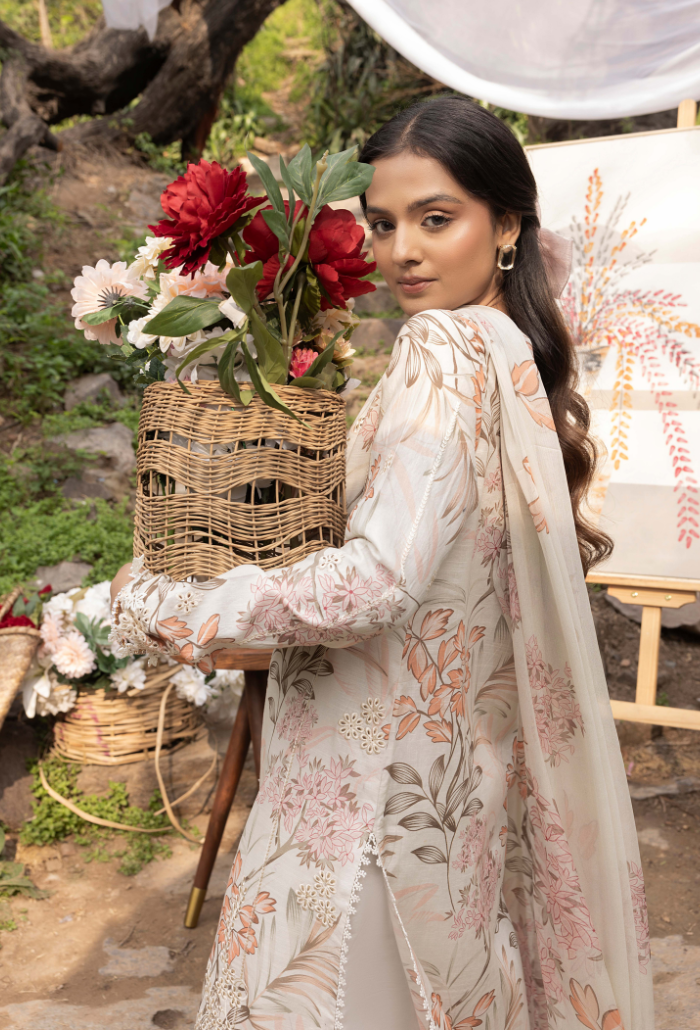 Humdum | Eden Garden 25 | Eden Garden - D06 M Ivory Lawn