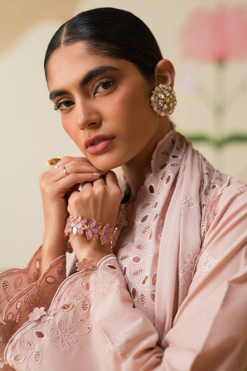 Cross Stitch | Chikankari Lawn Collection | P-04 - Pakistani Designer Dress - by Cross Stitch | Type: Luxury - 100% Original at Saira Sultan