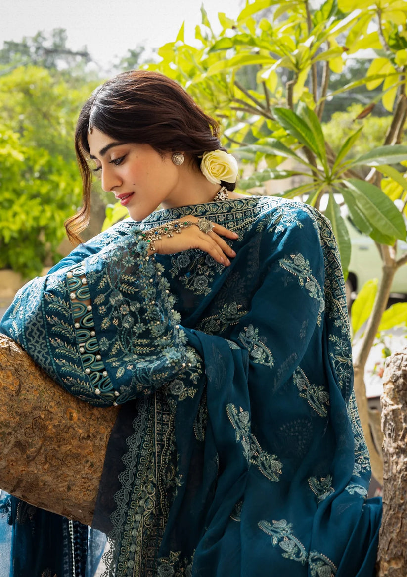 Kahf Premium | Kahf Karandi 25 |KKH-05 CYARA - Pakistani Designer Dress - by Kahf Premium - Type : Ladies Clothes - 100% Original at Saira Sultan