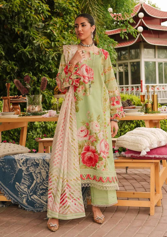 Elaf Premium | Printed Collection 24 | EEP-05A - Mint To Be - Pakistani Designer Dress - by Elaf Premium | Type: Casuals - 100% Original at Saira Sultan